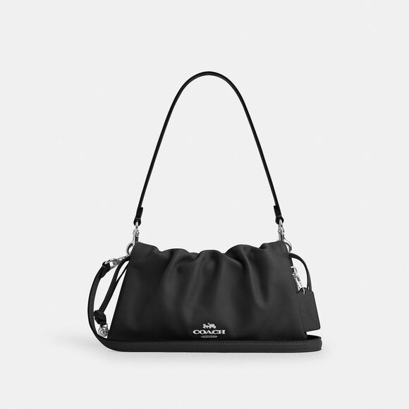 NWT Coach Outlet Faye Shoulder Bag  Ruching - Picture 1 of 8